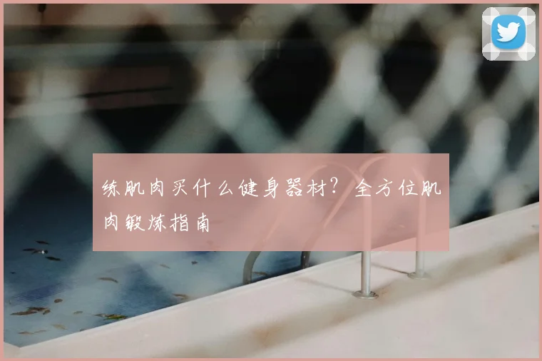 练肌肉买什么健身器材？全方位肌肉锻炼指南